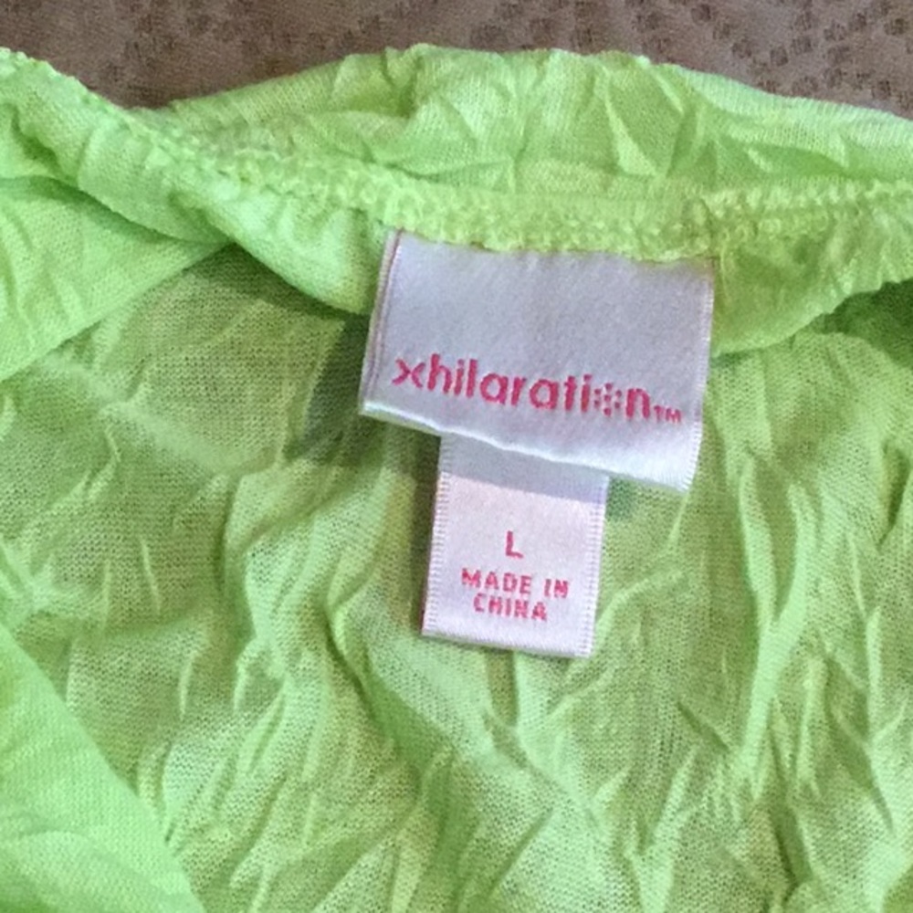 Sexy Lace, Lime and Beads Camisole Top - Junior  L, NWT - Picture 11 of 11